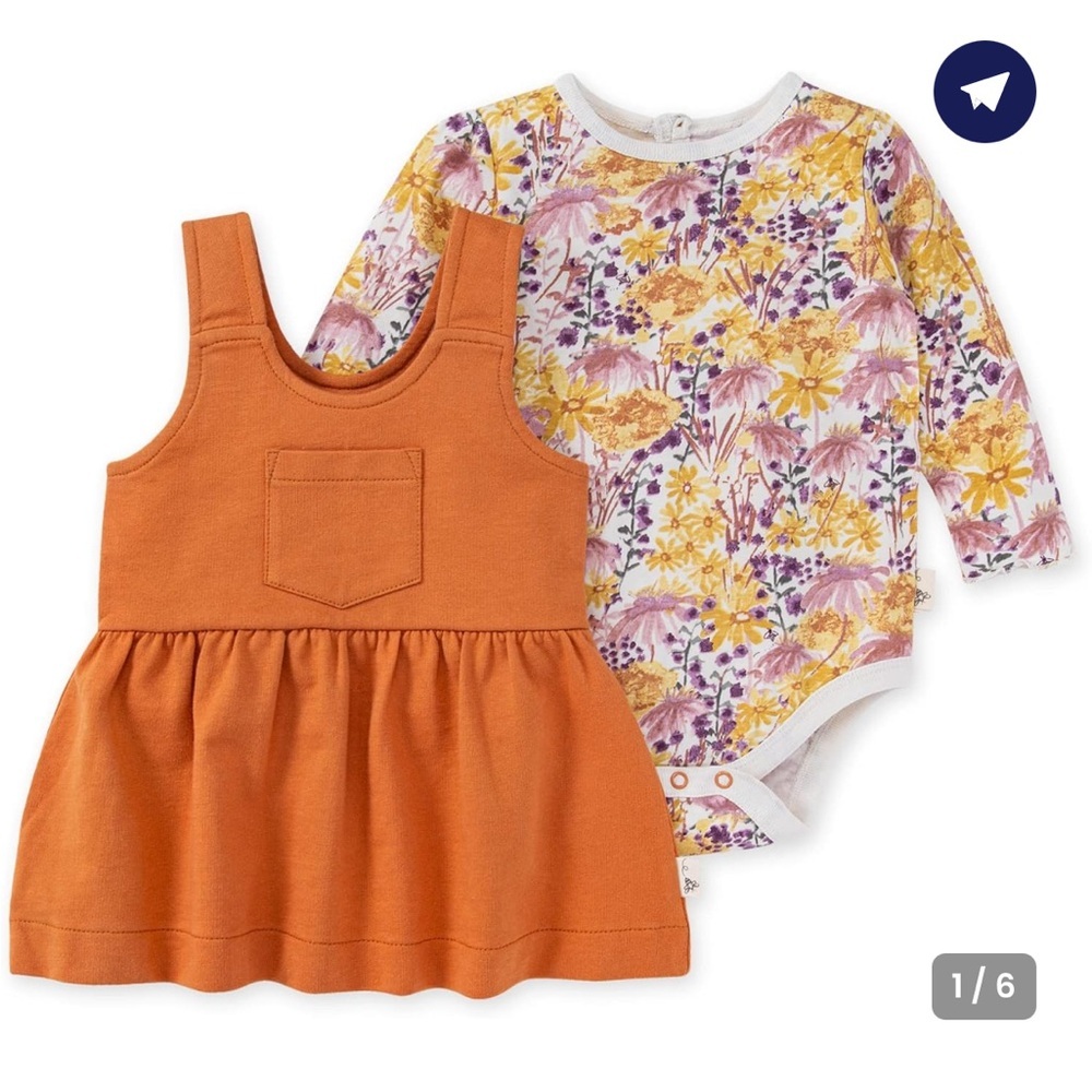 Burt's Bees Baby Tan Outfit